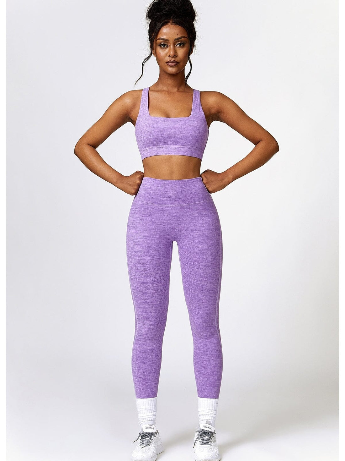 Legging Push Up Poches Chiné - Joséphine | Yogaova