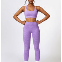 Legging Push Up Poches Chiné - Joséphine | Yogaova