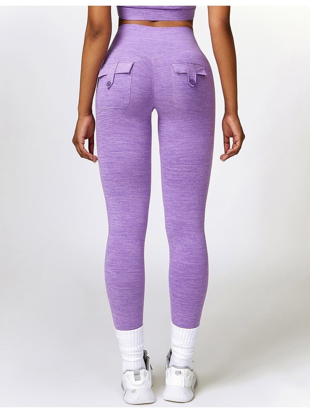 Legging Push Up Poches Chiné - Joséphine | Yogaova