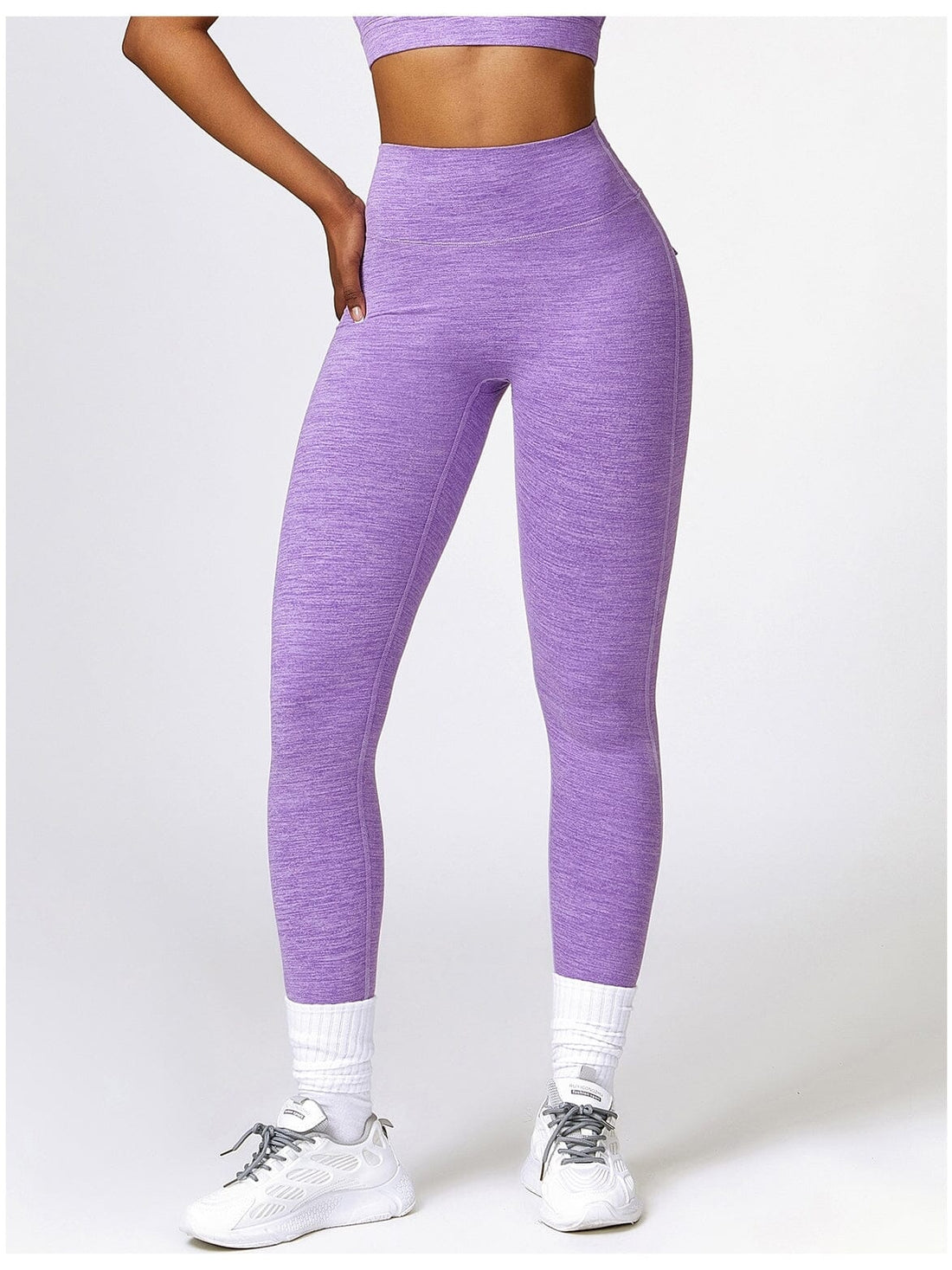 Legging Push Up Poches Chiné - Joséphine | Yogaova