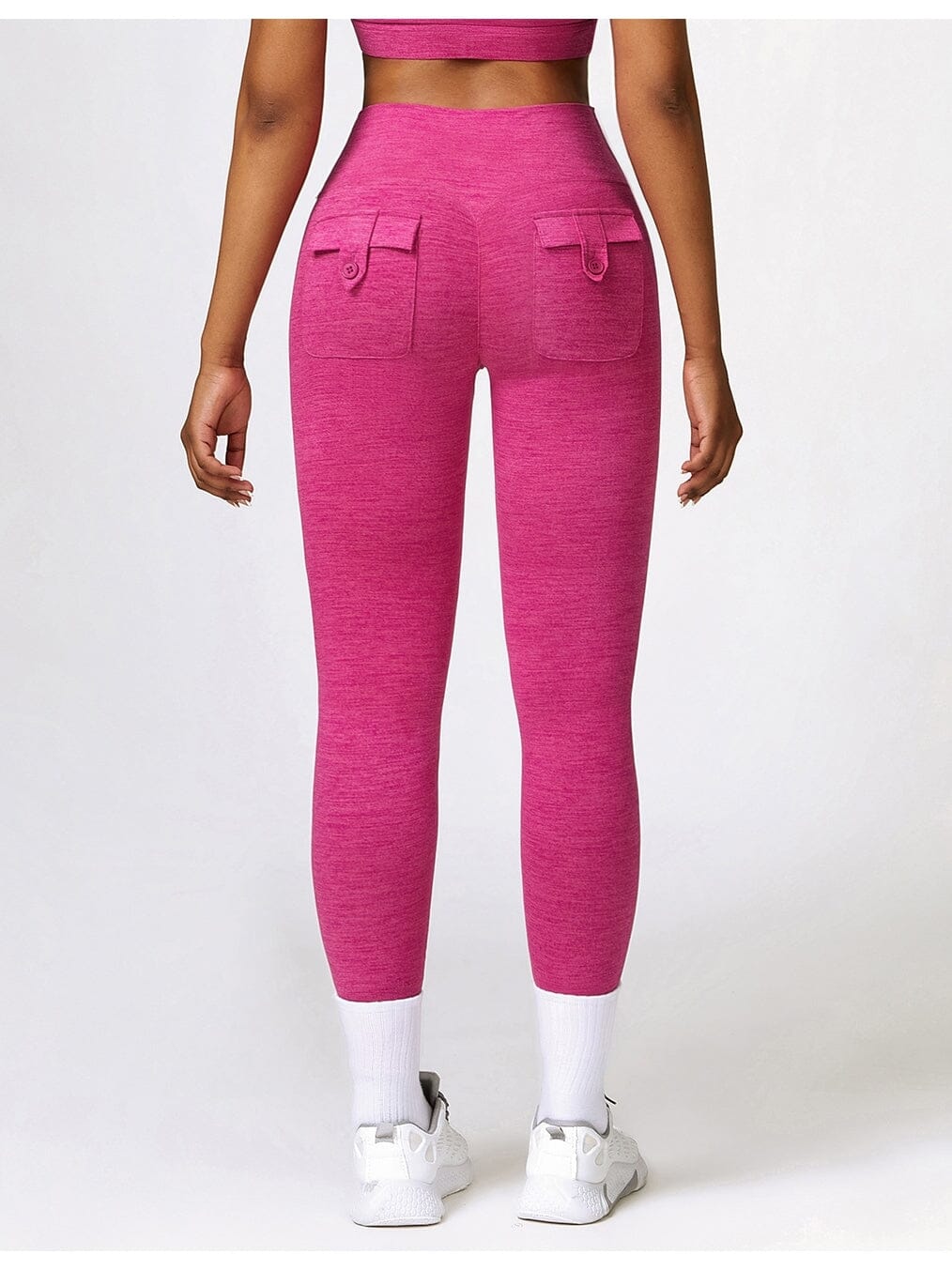 Legging Push Up Poches Chiné - Joséphine | Yogaova