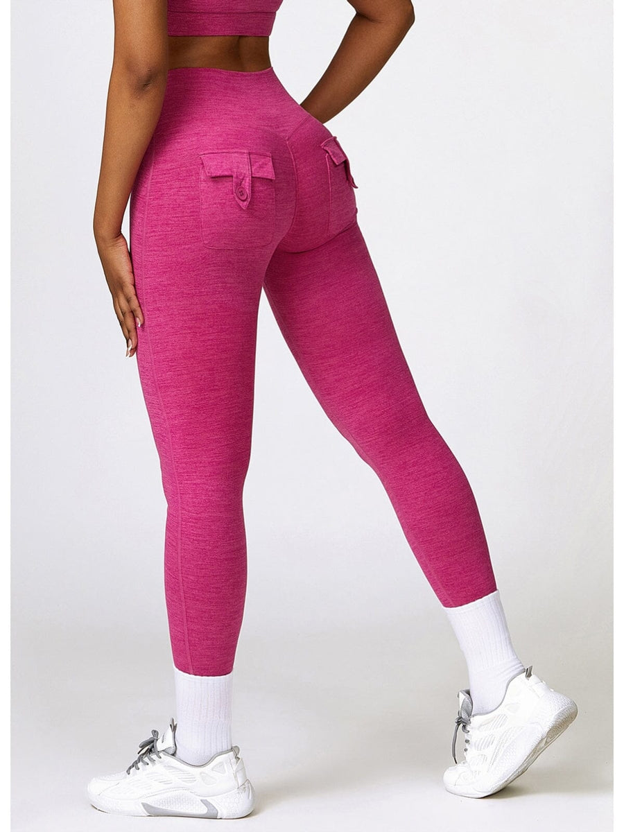 Legging Push Up Poches Chiné - Joséphine | Yogaova