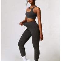 Legging Push Up Poches Chiné - Joséphine | Yogaova