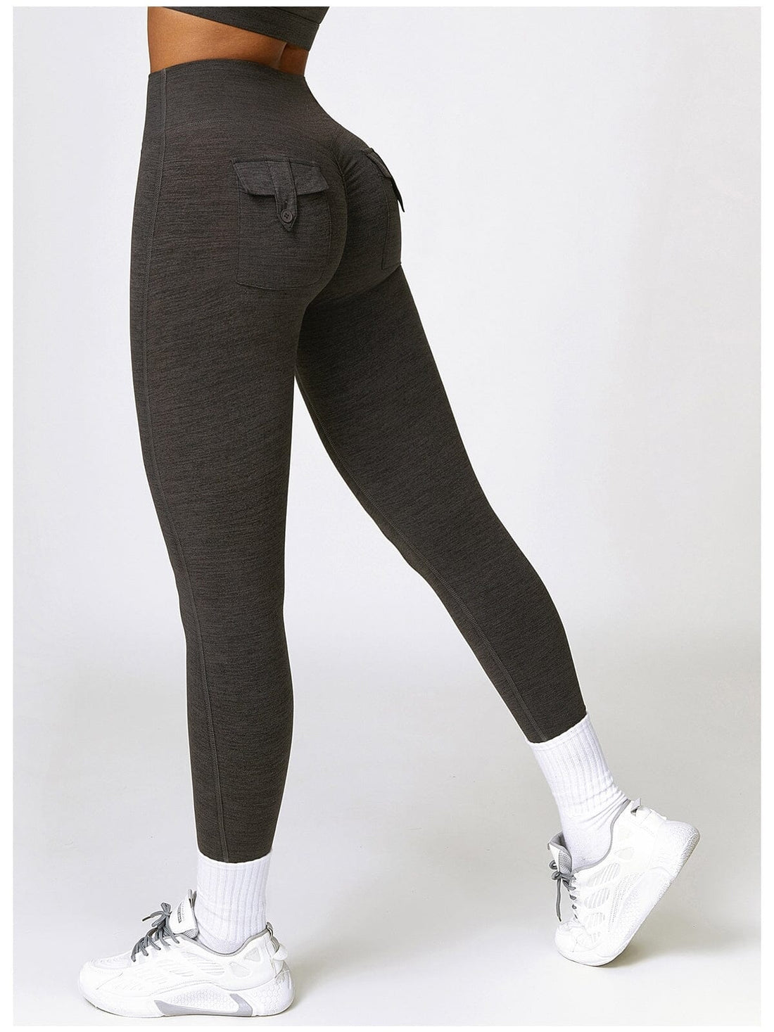 Legging Push Up Poches Chiné - Joséphine | Yogaova