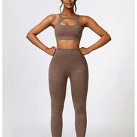Legging Push Up Poches Chiné - Joséphine | Yogaova