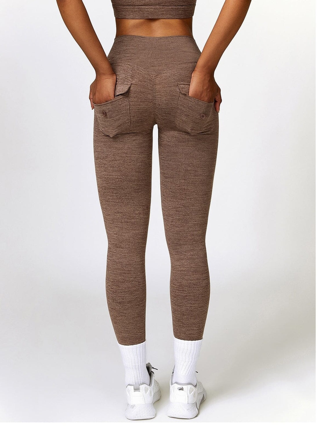 Legging Push Up Poches Chiné - Joséphine | Yogaova