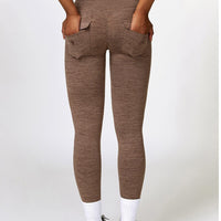 Legging Push Up Poches Chiné - Joséphine | Yogaova