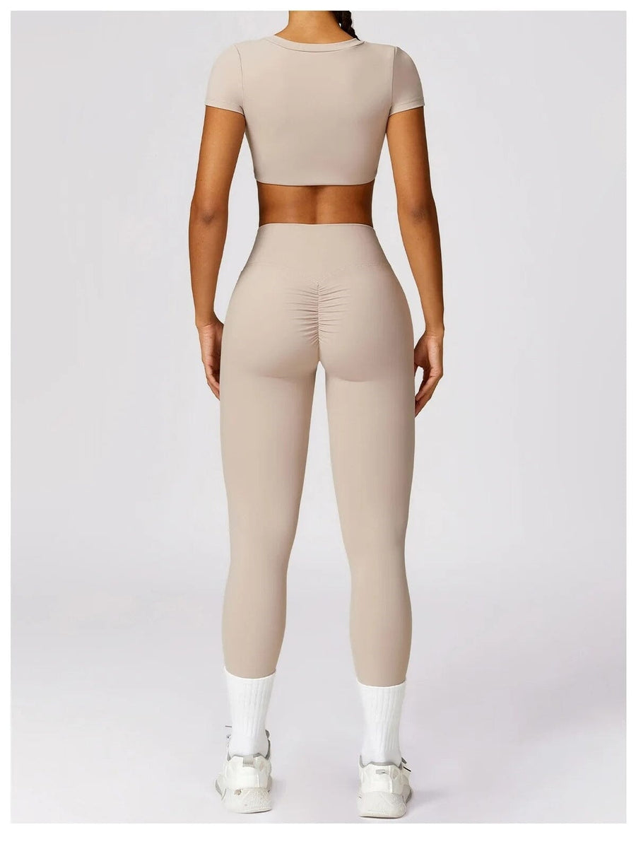 Legging Push Up Taille Haute Sans Couture - BodySculpt | Yogaova