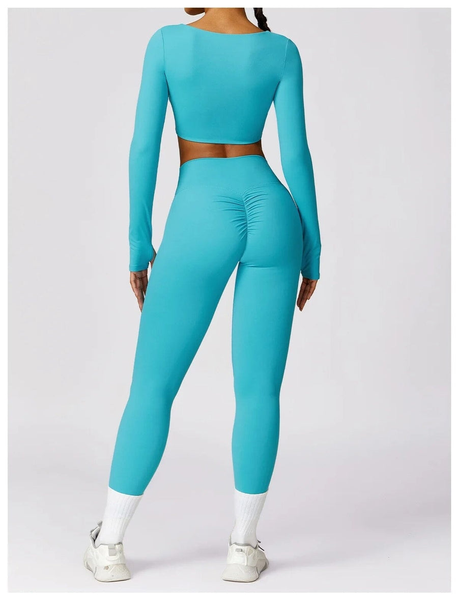 Legging Push Up Taille Haute Sans Couture - BodySculpt | Yogaova