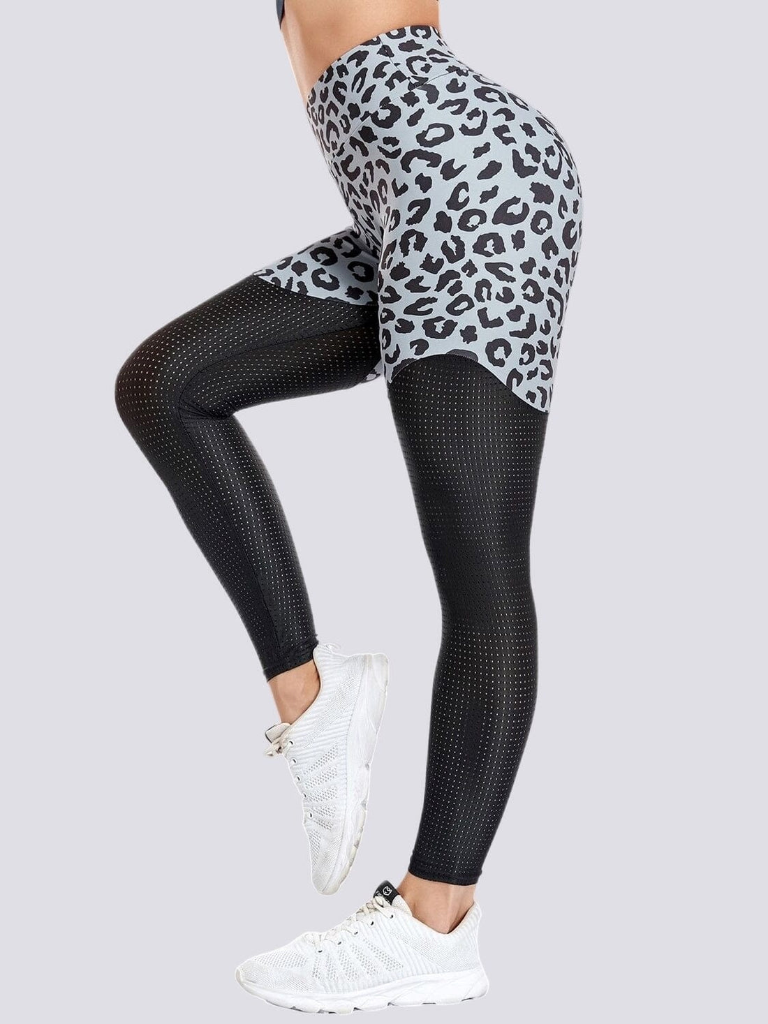 Legging Respirant Sport Sans Couture Push Up - Léopard | Yogaova