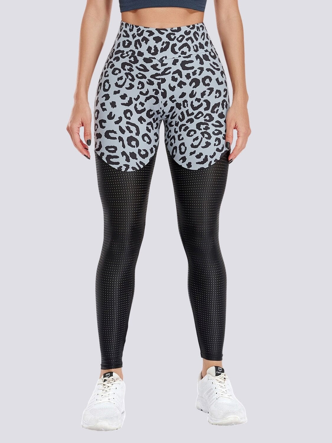 Legging Respirant Sport Sans Couture Push Up - Léopard | Yogaova