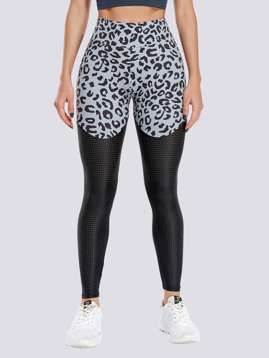 Legging Respirant Sport Sans Couture Push Up - Léopard | Yogaova
