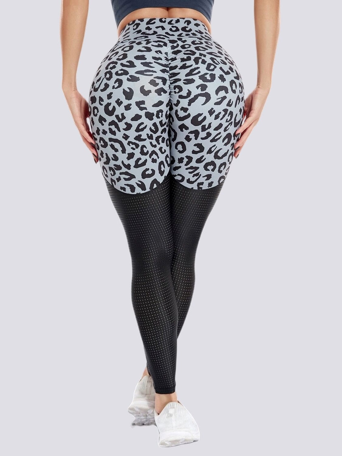 Legging Respirant Sport Sans Couture Push Up - Léopard | Yogaova