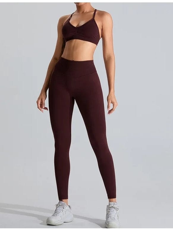 Legging Sans Couture Push Up Affinant - Suprem | Yogaova