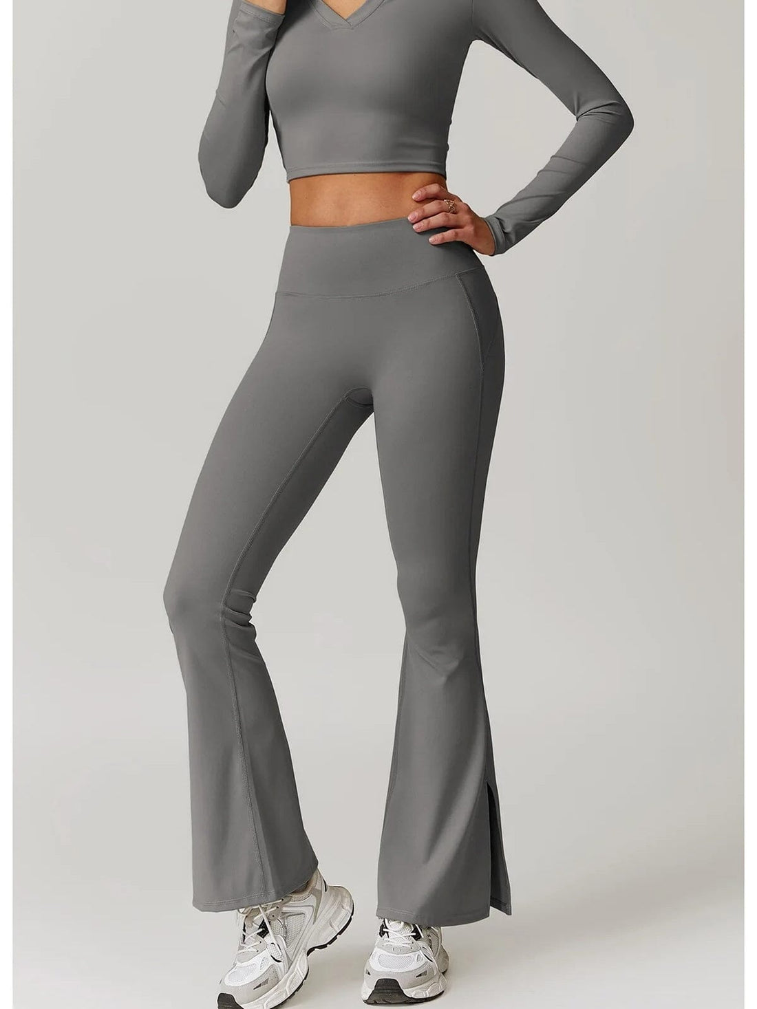 Legging Sculptant Évasé Prémium - Eva | Yogaova