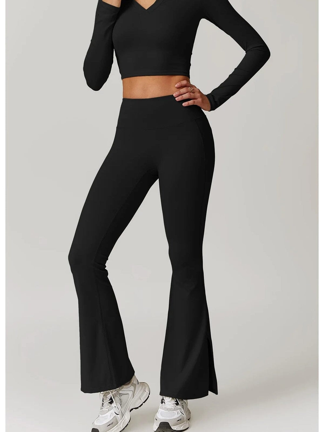 Legging Sculptant Évasé Prémium - Eva | Yogaova