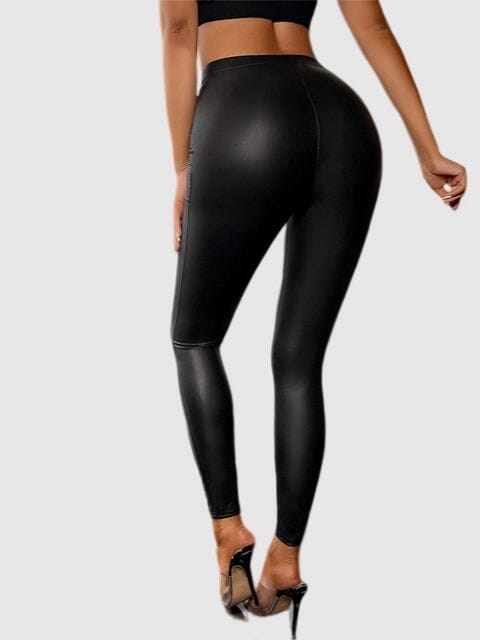 Legging Simili Cuir Mat | Yogaova