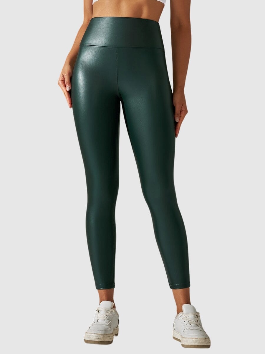 Legging Simili Cuir Sculptant | Yogaova