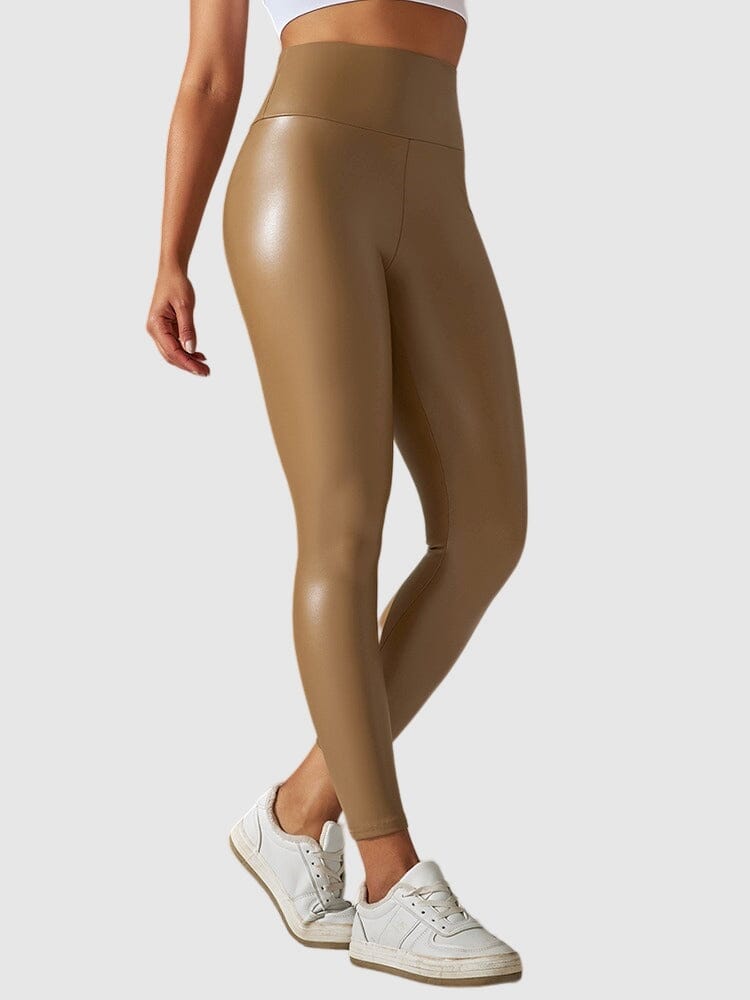 Legging Simili Cuir Sculptant | Yogaova