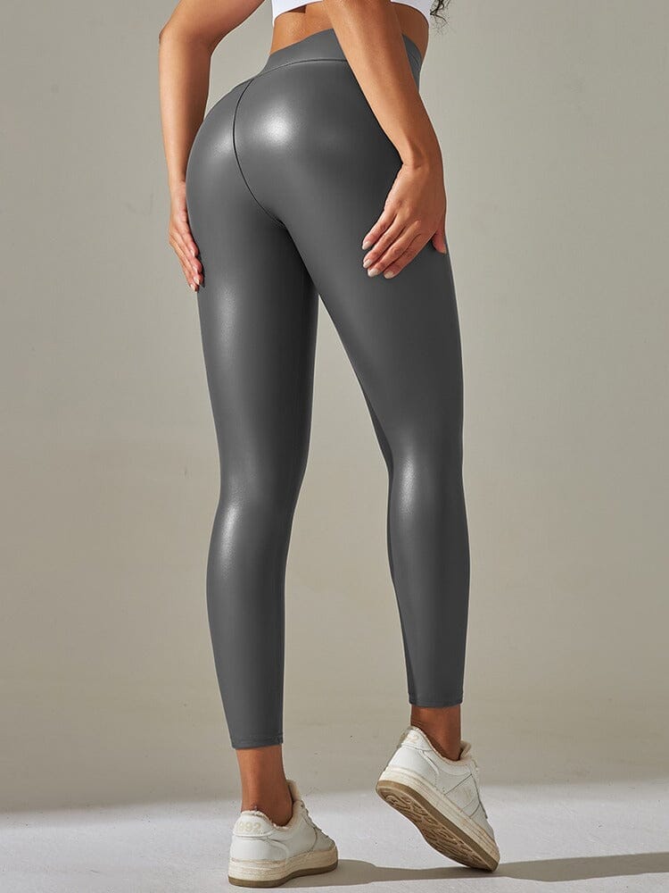 Legging Simili Cuir Sculptant | Yogaova