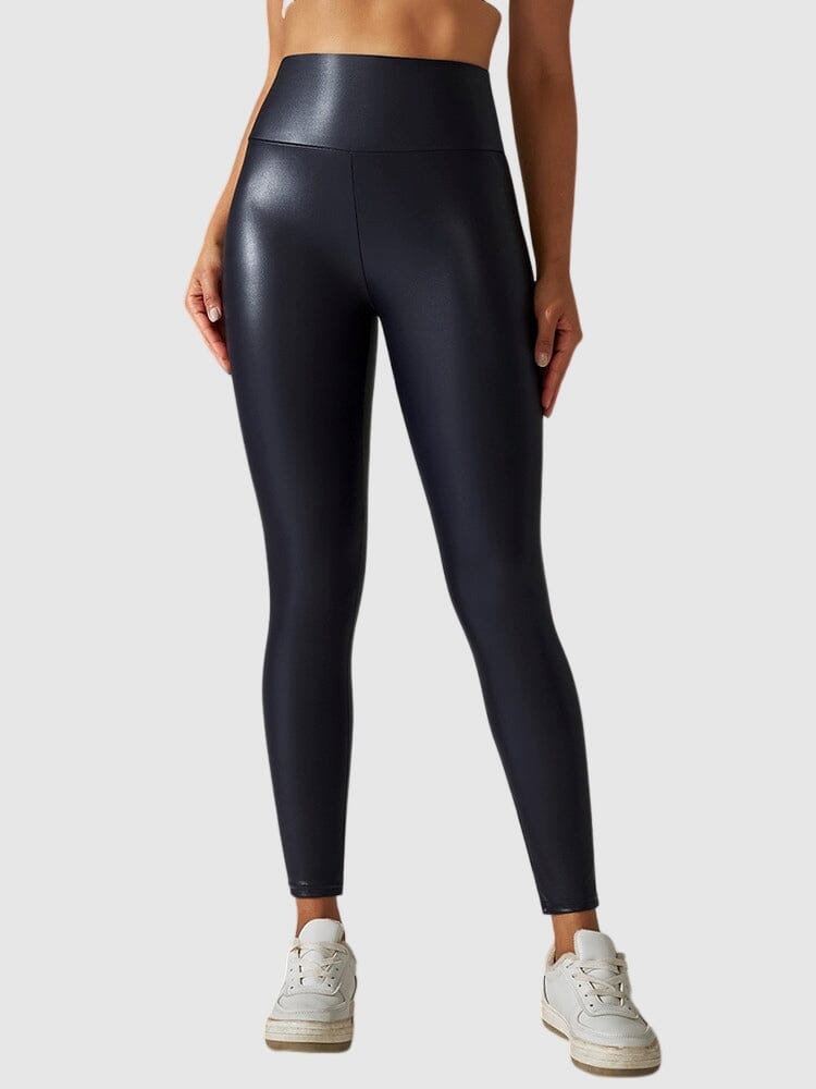 Legging Simili Cuir Sculptant | Yogaova