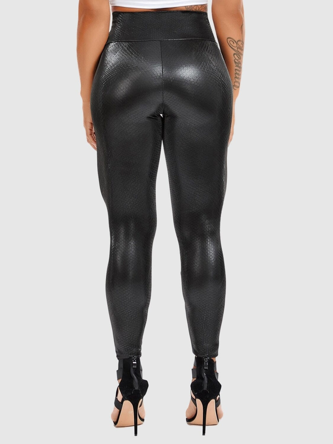 Legging Simili Cuir Serpent | Yogaova