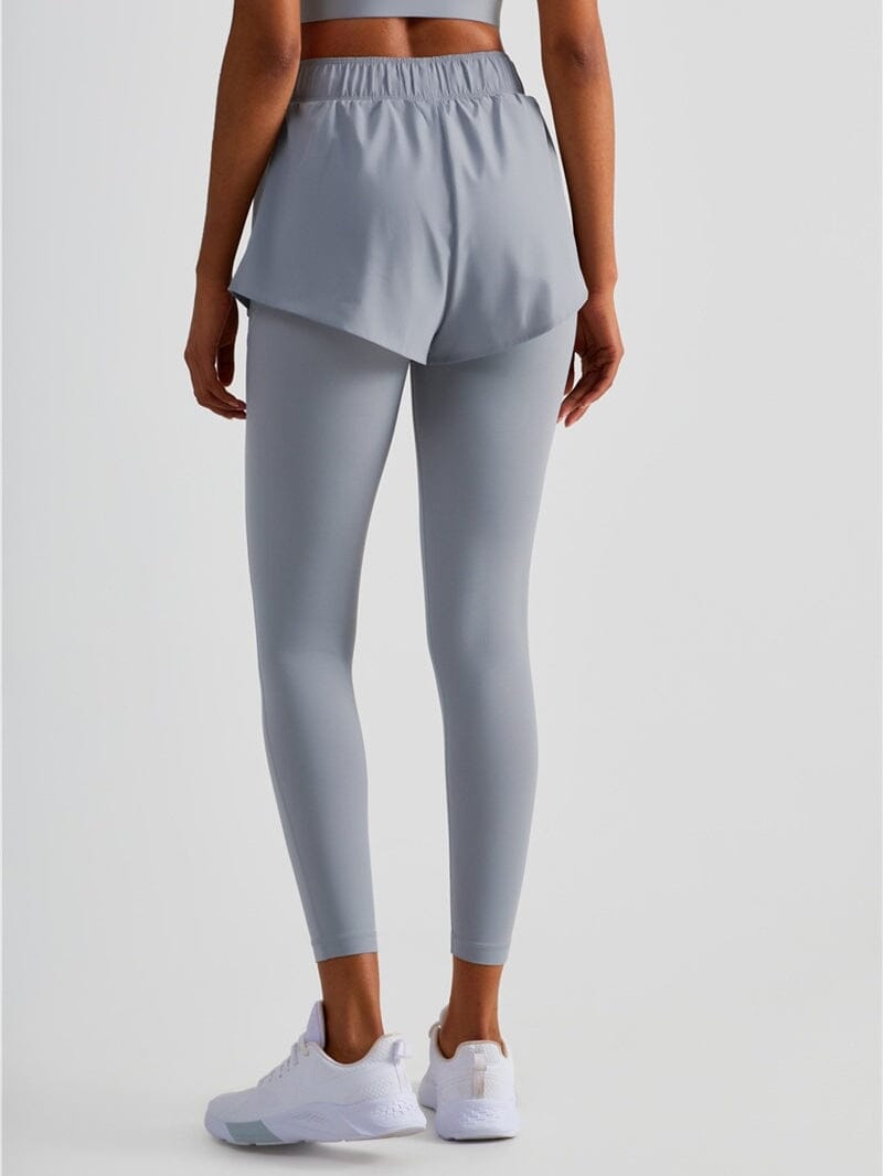 Legging Sport 2 en 1 avec Short, Poche | Yogaova