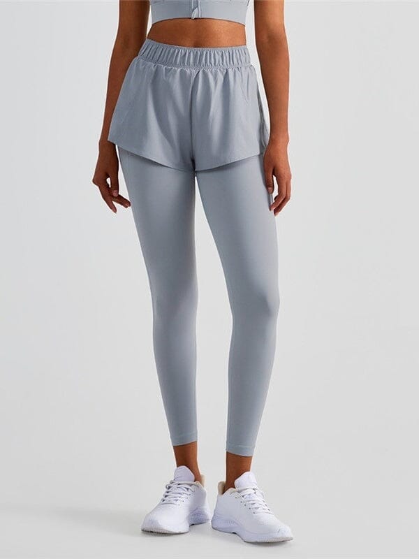 Legging Sport 2 en 1 avec Short, Poche | Yogaova