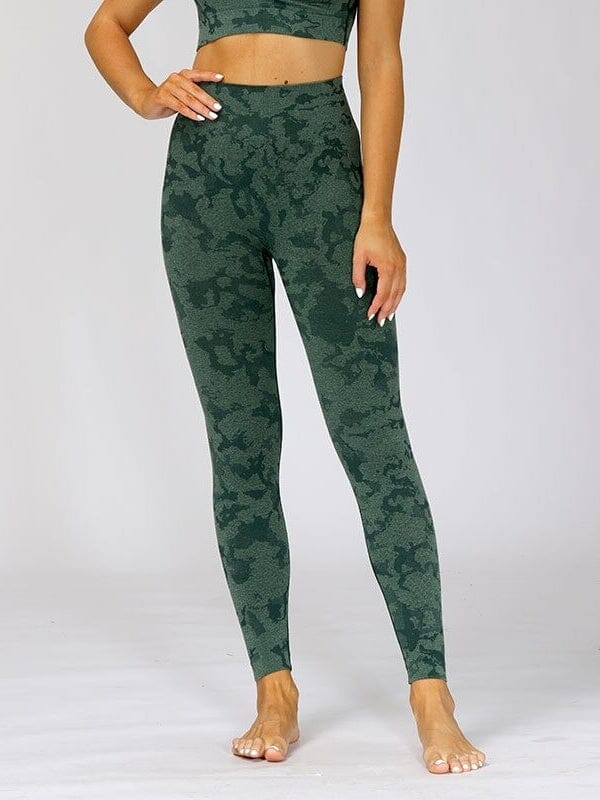 Legging Sport Camouflage Sans Couture | Yogaova