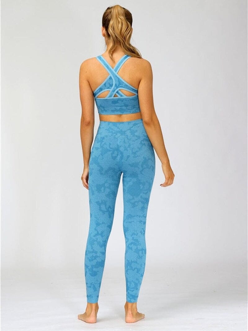 Legging Sport Camouflage Sans Couture | Yogaova