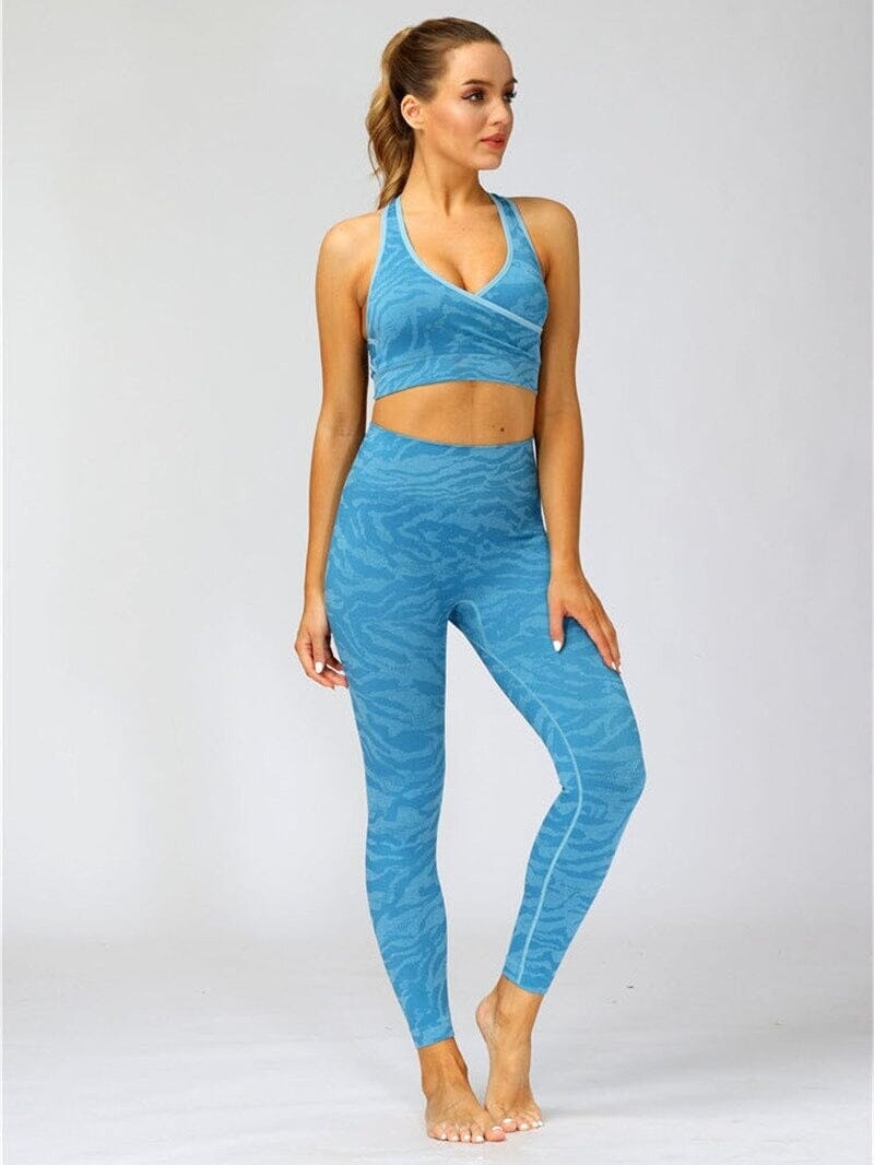 Legging Sport Camouflage Sans Couture | Yogaova