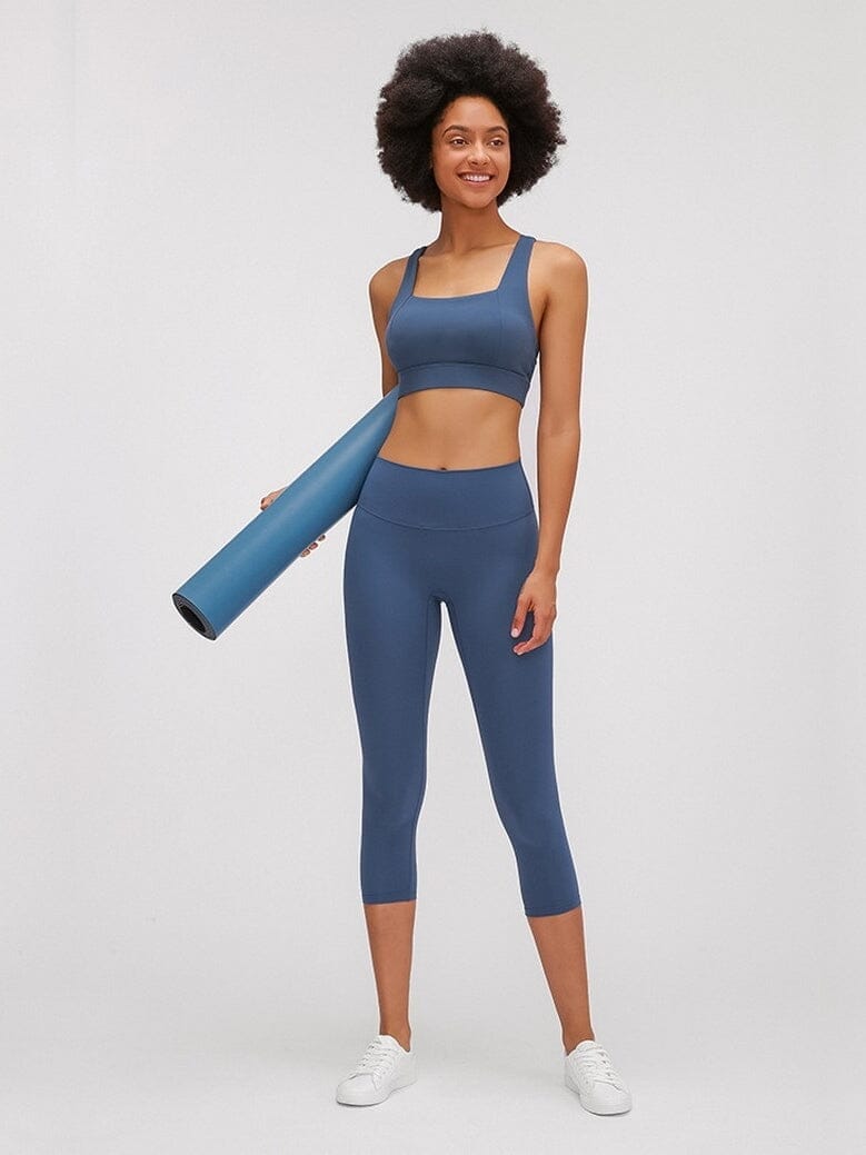 Legging Sport Capri Taille Haute | Yogaova