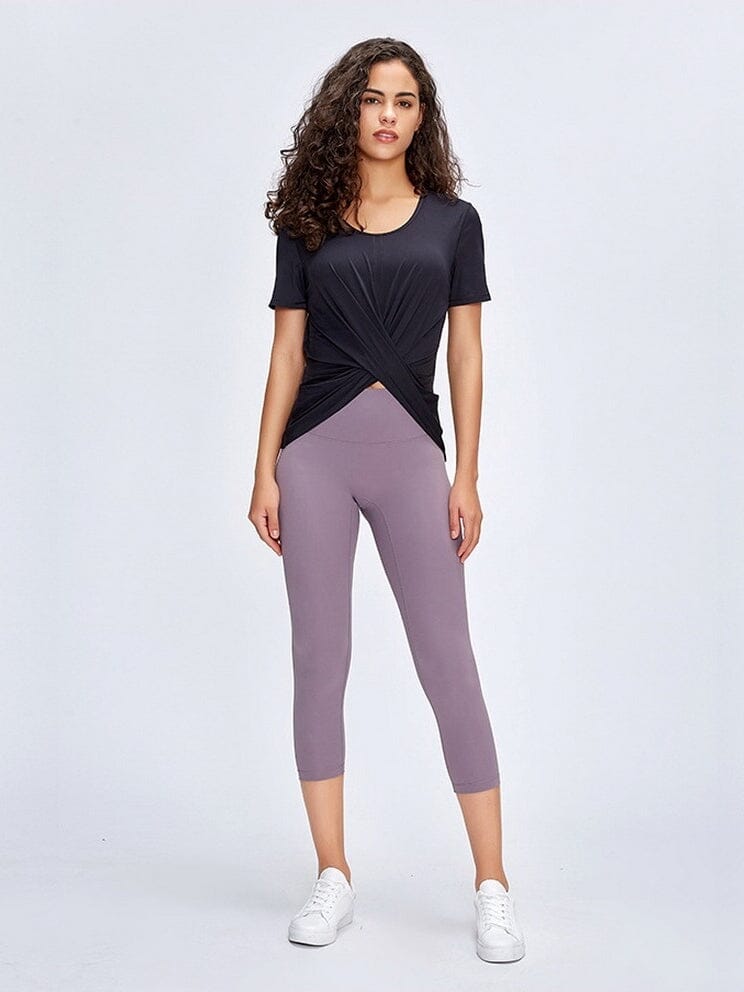 Legging Sport Capri Taille Haute | Yogaova