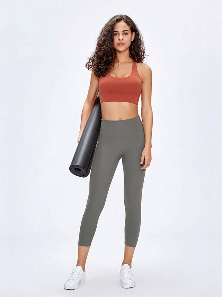Legging Sport Capri Taille Haute | Yogaova