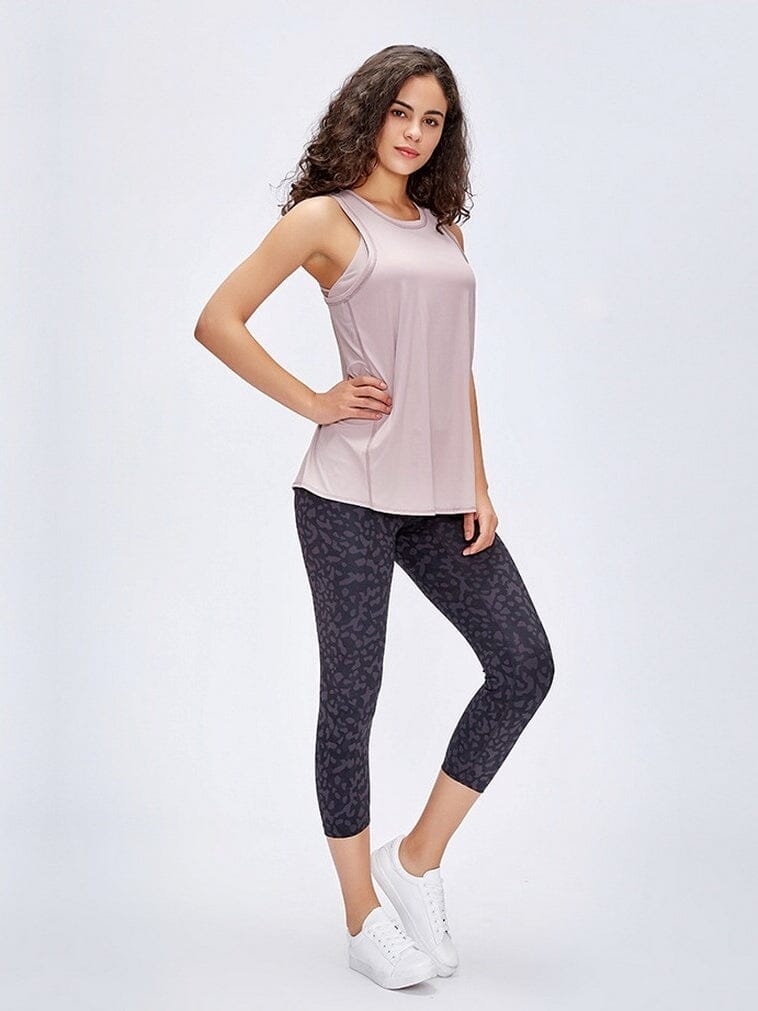 Legging Sport Capri Taille Haute | Yogaova