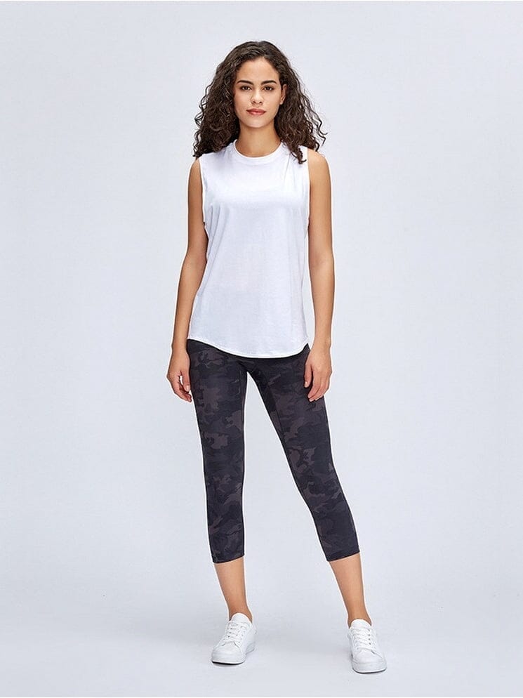 Legging Sport Capri Taille Haute | Yogaova