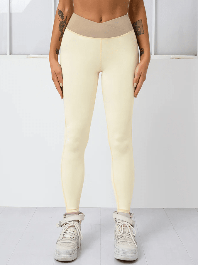 Legging Sport Ceinture Croisée - Elixy | Yogaova