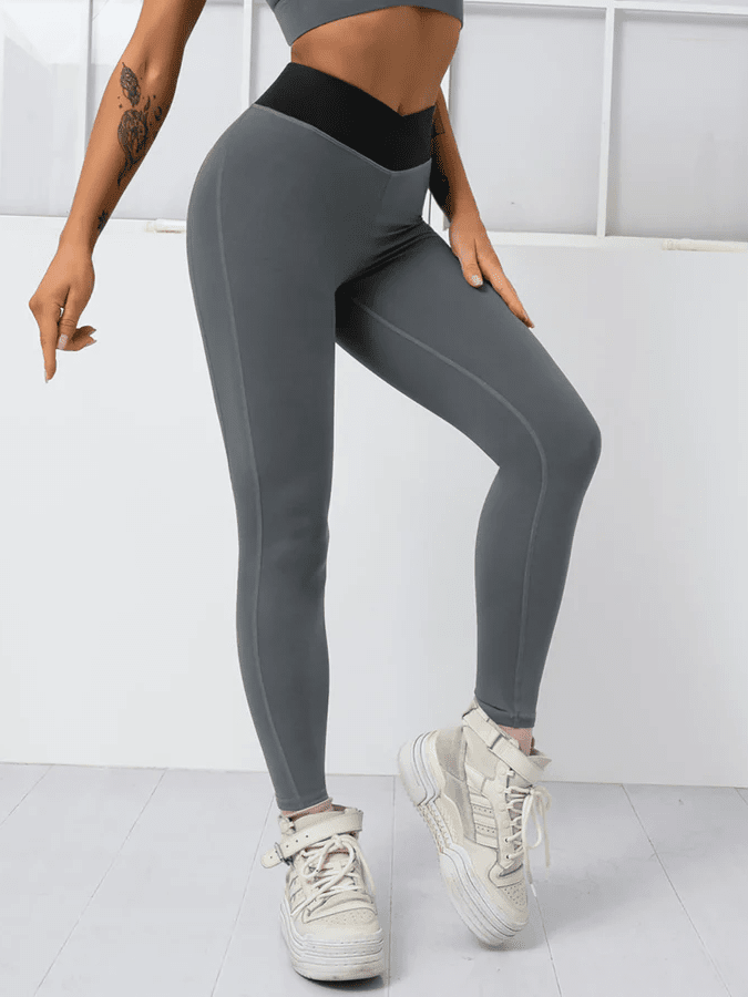 Legging Sport Ceinture Croisée - Elixy | Yogaova