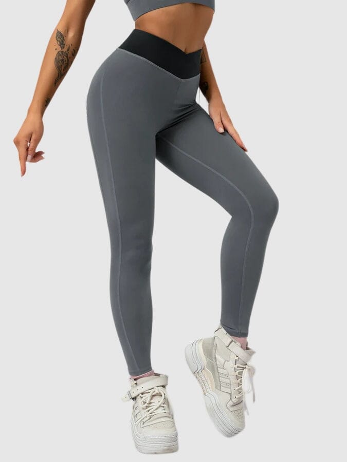 Legging Sport Ceinture Croisée - Elixy | Yogaova