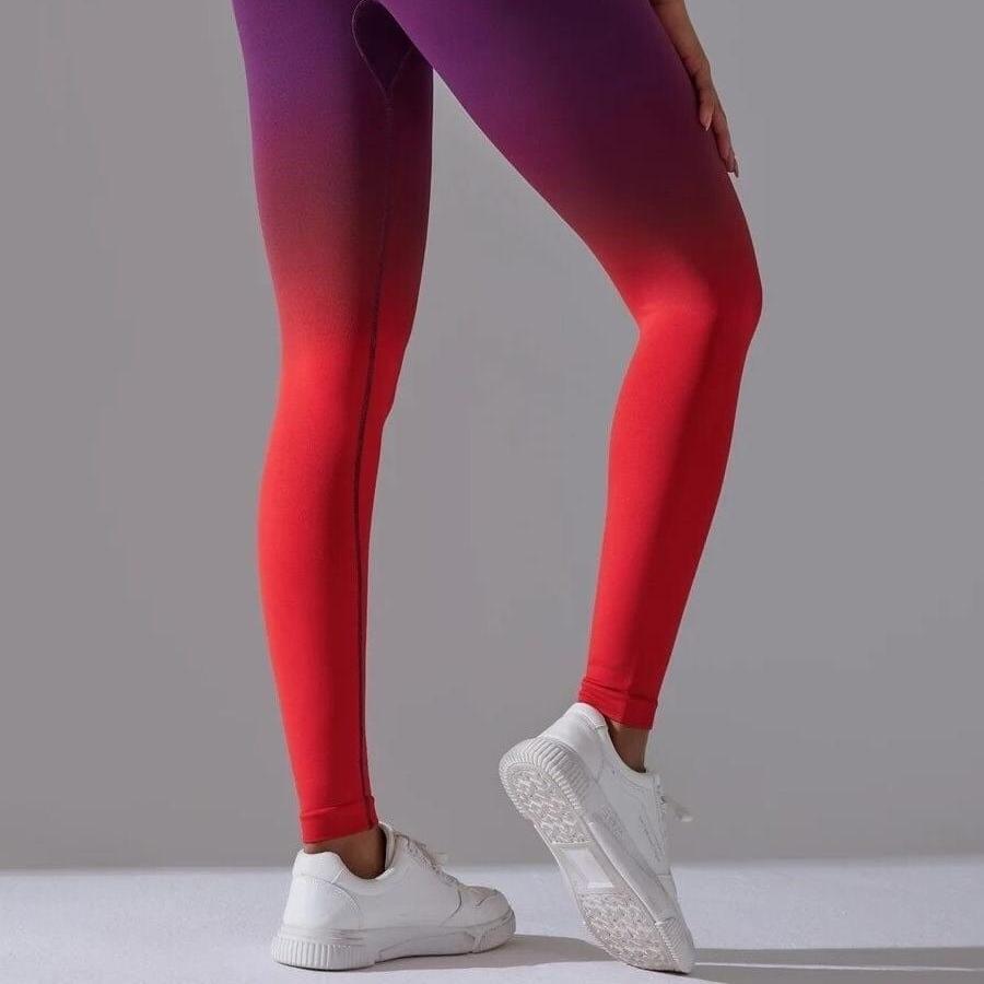 Legging Sport Coloré Dégradé Push Up  | Yogaova