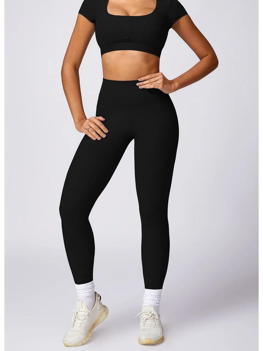 Legging Sport Côtelé Sculptant - XtremMove | Yogaova