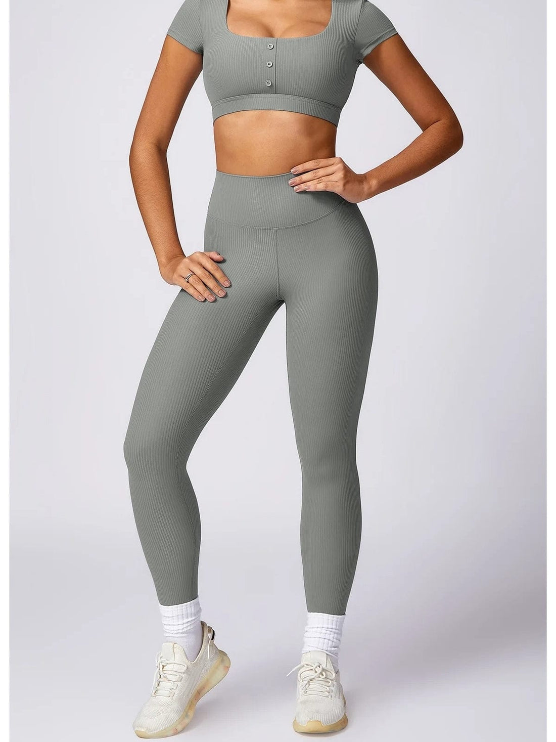 Legging Sport Côtelé Sculptant - XtremMove | Yogaova