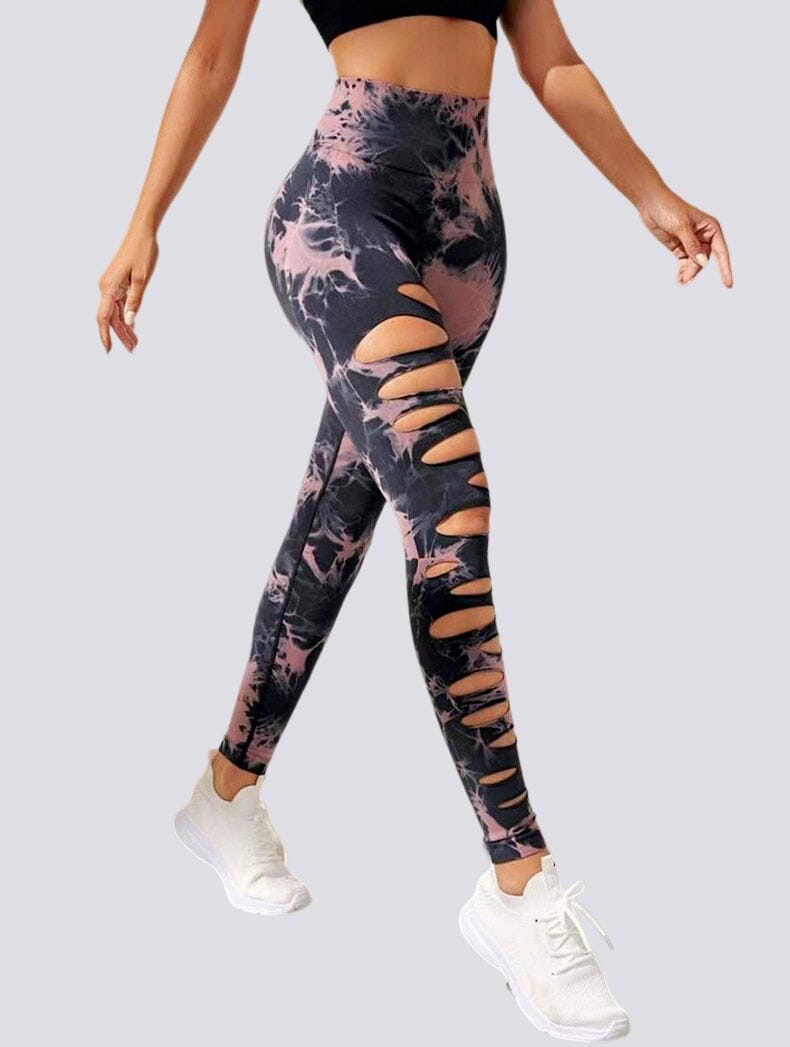 Legging Sport Destroy Push Up Sans Couture | Yogaova