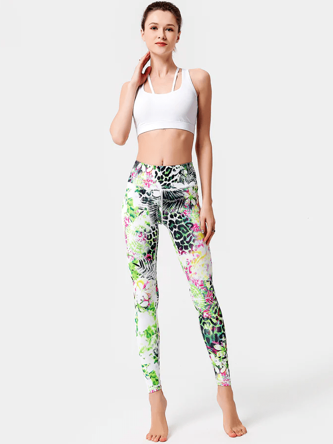 Legging Sport Floral | Yogaova