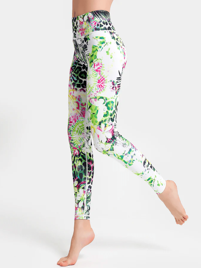 Legging Sport Floral | Yogaova