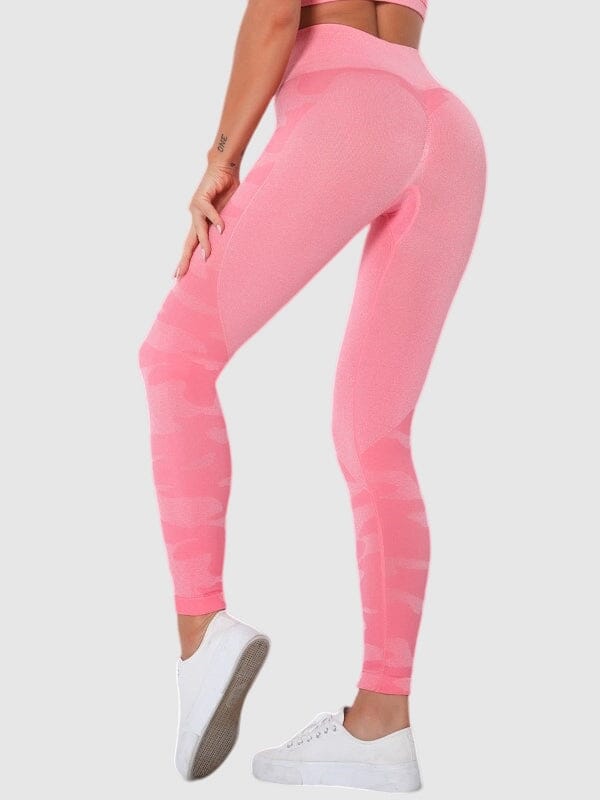 Legging Sport Imprimé Camouflage Sans Couture | Yogaova