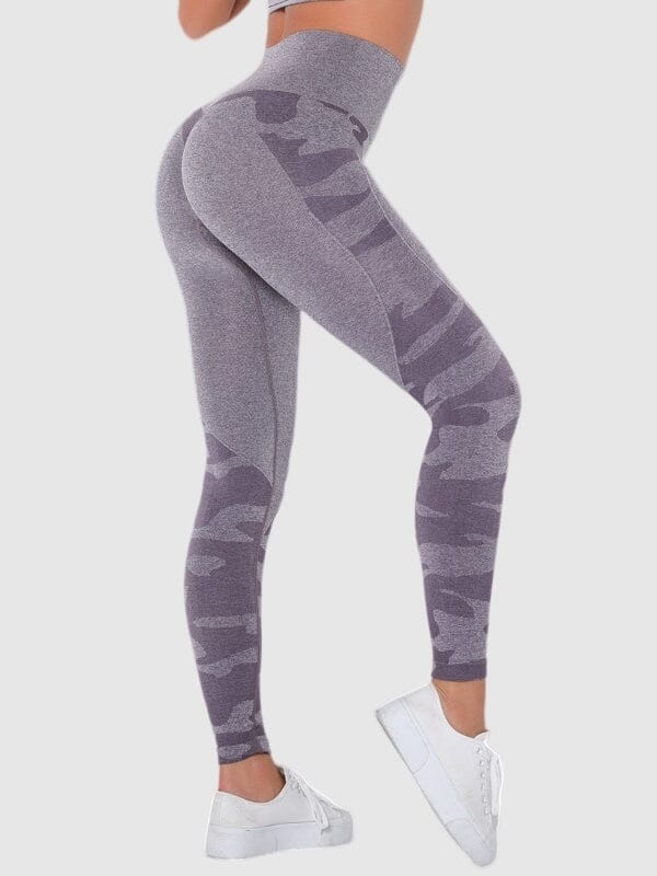 Legging Sport Imprimé Camouflage Sans Couture | Yogaova