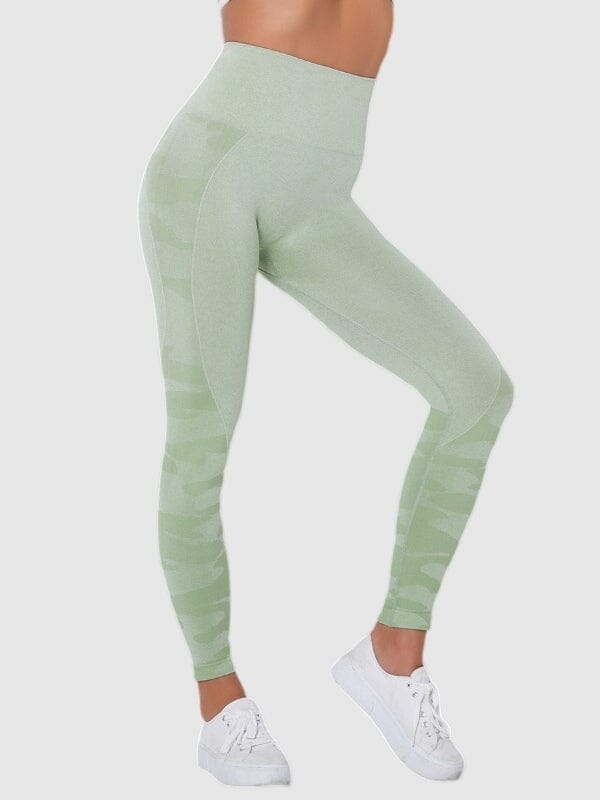 Legging Sport Imprimé Camouflage Sans Couture | Yogaova