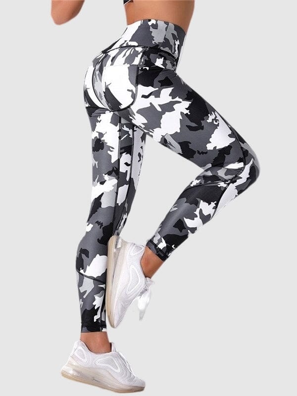 Legging Sport Imprimé Camouflage | Yogaova