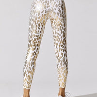 Legging Sport Léopard Brillant | Yogaova